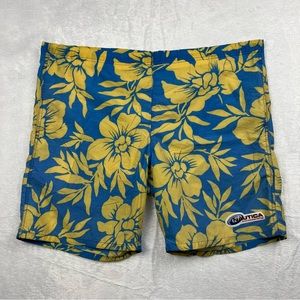 Vintage 1990s Nautica Wakeboarding Trunks Shorts Small